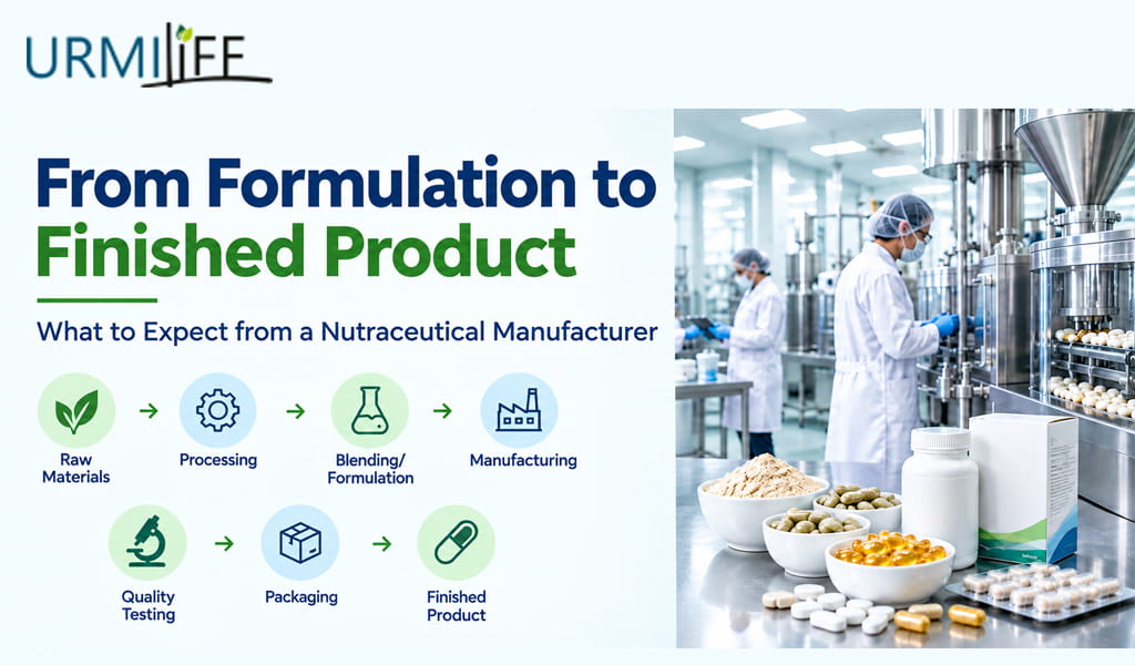 Nutraceutical manufacturer