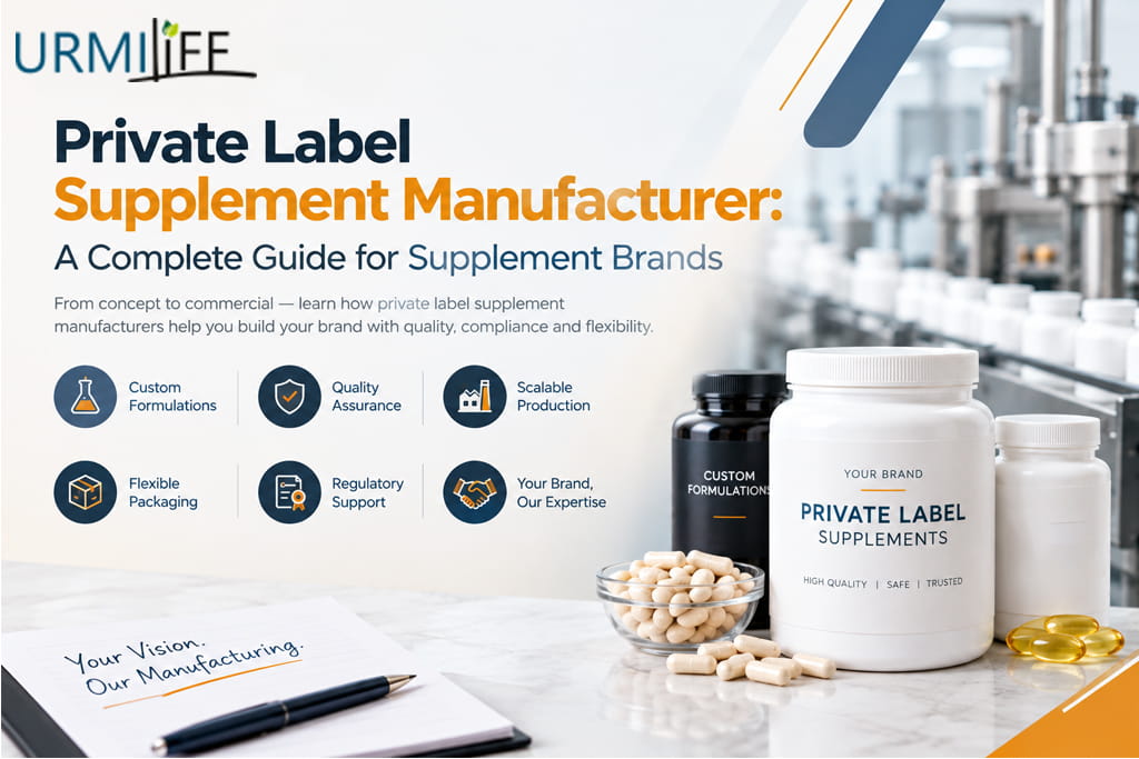 Private label supplement manufacturer for custom supplement production